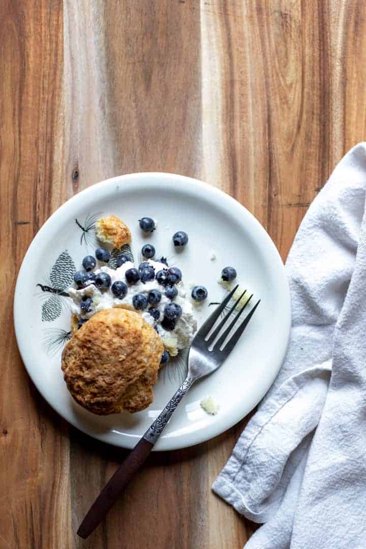 wild blueberry shortcake