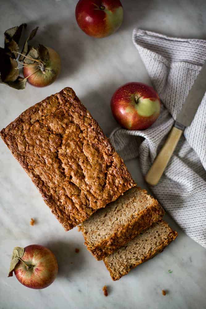 Apple cake slices